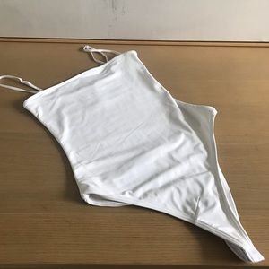 White Fox Boutique White Bodysuit, Size XS